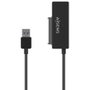 Aisens Adaptador SATA a USB-A ASE-35A01B para discos de 2.5 y 3.5 pulgadas con alimentador